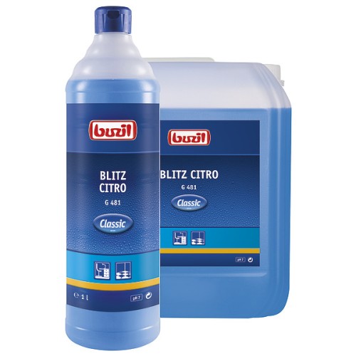 G481 Blitz Citro, 1л   pH 7, Универсальное моющее средство для  пола с ароматом лимона