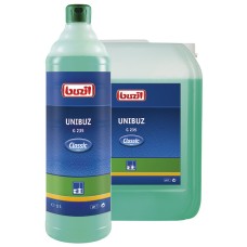 G235 Unibuz, 1л pH7 Для влажной уборки напольных покрытий из линолеума, ПВХ, покрытого лаком паркета или пробки, натурального камня